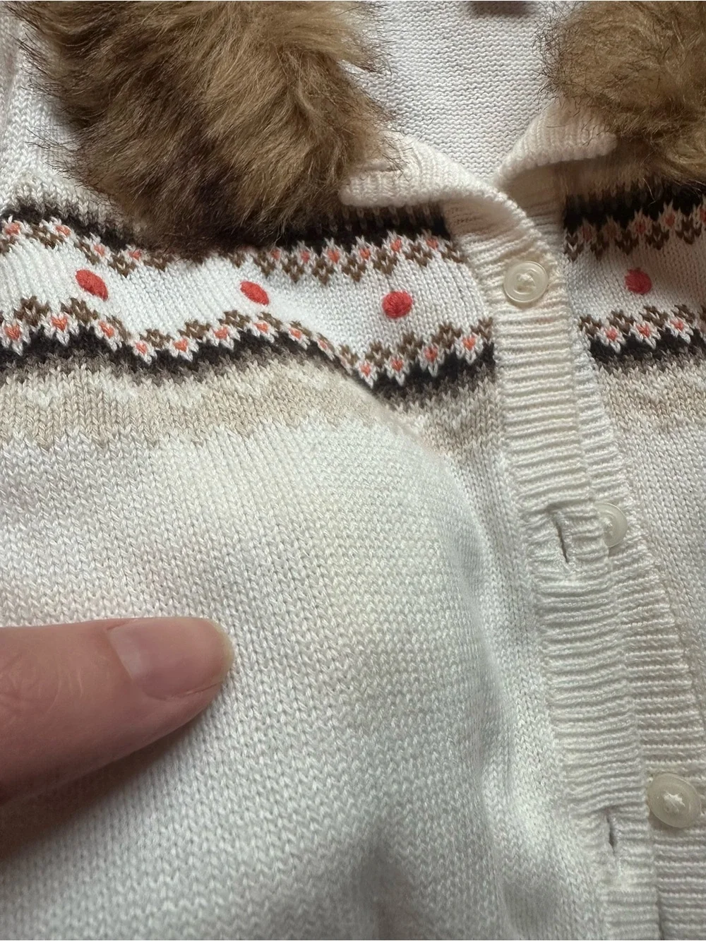 Janie and Jack Faux Fur Sweater Set - Pumpkin Harvest 2015 - HTF Set